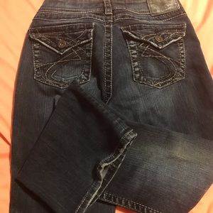 Silver bootcut jeans